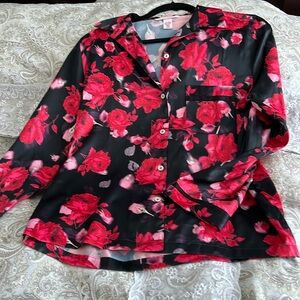 Women’s Soft Satin Pajama top by “ Victoria’s Secret”